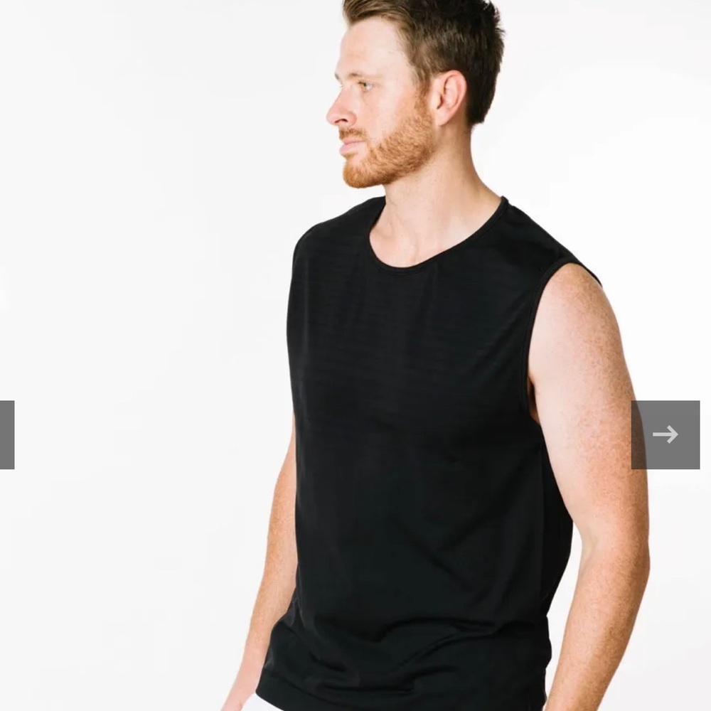 Zyia men’s black seamless tank